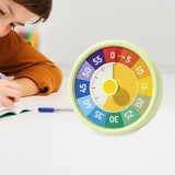 Maxbell Sixty Minute Desk Visual Timer No Ticking Task Reminder for Student Kids Adults green