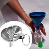 Maxbell 3 Pieces Kitchen Funnel Set Oil Liquid Funnel for Powder Filling Bottles