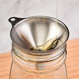 Maxbell 3 Pieces Kitchen Funnel Set Oil Liquid Funnel for Powder Filling Bottles