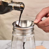 Maxbell 3 Pieces Kitchen Funnel Set Oil Liquid Funnel for Powder Filling Bottles
