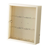 Maxbell Figurine Display Cabinet Clear Display Box for Mini Figure Toys Figures White