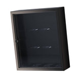 Maxbell Figurine Display Cabinet Clear Display Box for Mini Figure Toys Figures Black