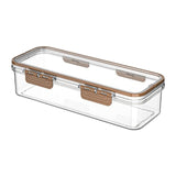 Maxbell Pasta Container Clear Rectangular Storage Box for Dorms Fridge Noodles S