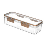 Maxbell Pasta Container Clear Rectangular Storage Box for Dorms Fridge Noodles S