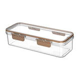Maxbell Pasta Container Clear Rectangular Storage Box for Dorms Fridge Noodles S