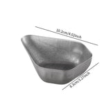 Maxbell Coffee Bean Dosing Cup Modern Display Weigh Container for Cafe Office silvery