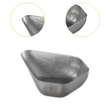 Maxbell Coffee Bean Dosing Cup Modern Display Weigh Container for Cafe Office silvery