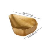 Maxbell Coffee Bean Dosing Cup Modern Display Weigh Container for Cafe Office gold