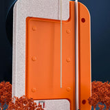 Maxbell Magnetic Window Cleaner Household Glass Wiper for Office Sliding Door Mirror Orange