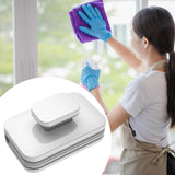 Maxbell Magnetic Window Cleaner Household Glass Wiper for Office Sliding Door Mirror White gray
