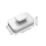 Maxbell Magnetic Window Cleaner Household Glass Wiper for Office Sliding Door Mirror White gray