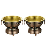 Maxbell Shabu Hot Pot Stainless Steel Cooking Pot Hot Pot for Restaurant Home Picnic Pot Height 4.5cm