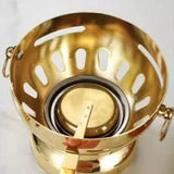 Maxbell Shabu Hot Pot Stainless Steel Cooking Pot Hot Pot for Restaurant Home Picnic Pot Height 3cm
