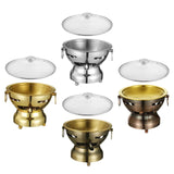 Maxbell Small Hotpot Cookware Stainless Steel Hot Pot for Household Hiking Party