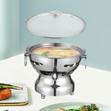 Maxbell Small Hotpot Cookware Stainless Steel Hot Pot for Household Hiking Party