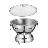 Maxbell Small Hotpot Cookware Stainless Steel Hot Pot for Household Hiking Party
