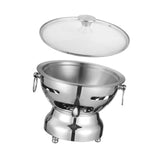 Maxbell Small Hotpot Cookware Stainless Steel Hot Pot for Household Hiking Party