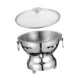 Maxbell Small Hotpot Cookware Stainless Steel Hot Pot for Household Hiking Party
