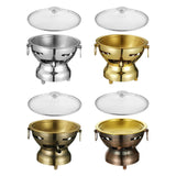Maxbell Small Hotpot Cookware Stainless Steel Hot Pot for Household Hiking Party