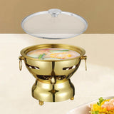 Maxbell Small Hotpot Cookware Stainless Steel Hot Pot for Household Hiking Party