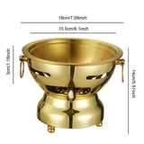 Maxbell Small Hotpot Cookware Stainless Steel Hot Pot for Household Hiking Party