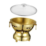 Maxbell Small Hotpot Cookware Stainless Steel Hot Pot for Household Hiking Party