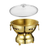 Maxbell Small Hotpot Cookware Stainless Steel Hot Pot for Household Hiking Party