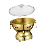 Maxbell Small Hotpot Cookware Stainless Steel Hot Pot for Household Hiking Party