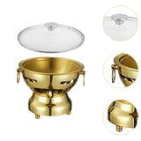Maxbell Small Hotpot Cookware Stainless Steel Hot Pot for Household Hiking Party