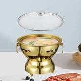 Maxbell Small Hotpot Cookware Stainless Steel Hot Pot for Household Hiking Party