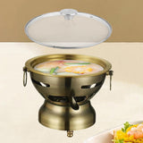 Maxbell Small Hotpot Cookware Stainless Steel Hot Pot for Household Hiking Party