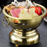 Maxbell Small Hotpot Cookware Stainless Steel Hot Pot for Household Hiking Party