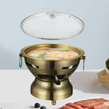 Maxbell Small Hotpot Cookware Stainless Steel Hot Pot for Household Hiking Party