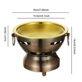 Maxbell Small Hotpot Cookware Stainless Steel Hot Pot for Household Hiking Party