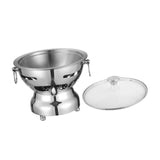 Maxbell Traditional Chinese Hot Pot Stainless Steel Hot Pot for Camping Home Use