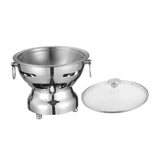 Maxbell Traditional Chinese Hot Pot Stainless Steel Hot Pot for Camping Home Use