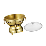 Maxbell Traditional Chinese Hot Pot Stainless Steel Hot Pot for Camping Home Use