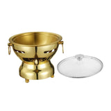 Maxbell Traditional Chinese Hot Pot Stainless Steel Hot Pot for Camping Home Use