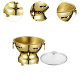 Maxbell Traditional Chinese Hot Pot Stainless Steel Hot Pot for Camping Home Use