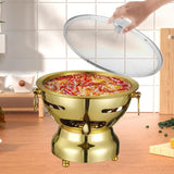 Maxbell Traditional Chinese Hot Pot Stainless Steel Hot Pot for Camping Home Use