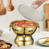 Maxbell Traditional Chinese Hot Pot Stainless Steel Hot Pot for Camping Home Use