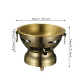 Maxbell Traditional Chinese Hot Pot Stainless Steel Hot Pot for Camping Home Use
