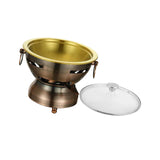 Maxbell Traditional Chinese Hot Pot Stainless Steel Hot Pot for Camping Home Use