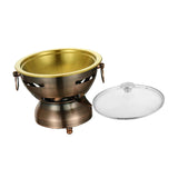 Maxbell Traditional Chinese Hot Pot Stainless Steel Hot Pot for Camping Home Use