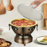 Maxbell Traditional Chinese Hot Pot Stainless Steel Hot Pot for Camping Home Use