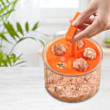 Maxbell Meatball Dispenser Tool DIY Creative Meatball Maker for Hotel Burger Camping