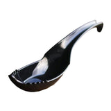 Maxbell Ramen Soup Spoon Multifunctional Tableware Ramen Noodle Soup Spoon with Fork black