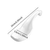 Maxbell Ramen Soup Spoon Multifunctional Tableware Ramen Noodle Soup Spoon with Fork white