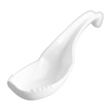 Maxbell Ramen Soup Spoon Multifunctional Tableware Ramen Noodle Soup Spoon with Fork white