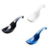 Maxbell Ramen Soup Spoon Multifunctional Tableware Ramen Noodle Soup Spoon with Fork blue